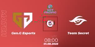 Gen.G Esports VS Team Secret