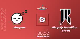 sleepers VS Shopify Rebellion Black sleepers VS Shopify Rebellion Black