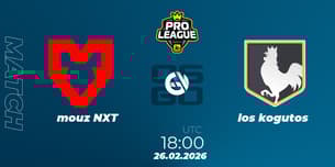 mouz NXT VS los kogutos