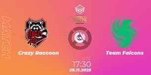 Crazy Raccoon VS Team Falcons