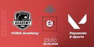 FURIA Academy VS Paysandu E-Sports