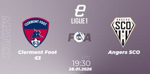 Clermont Foot 63 VS Angers SCO