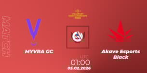 MYVRA GC VS Akave Esports Black