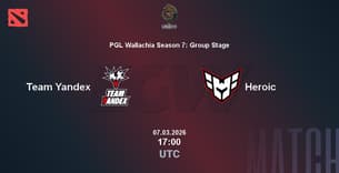 Team Yandex VS Heroic