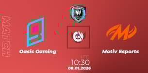 Oasis Gaming VS Motiv Esports