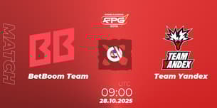 BetBoom Team VS Team Yandex