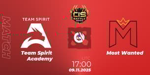 Team Spirit Academy VS Most Wanted