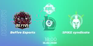 BeFive Esports VS SPIKE syndicate