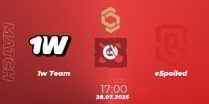 1w Team VS eSpoiled