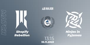 Shopify Rebellion VS Ninjas in Pyjamas