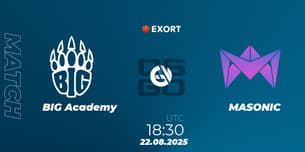 BIG Academy VS MASONIC