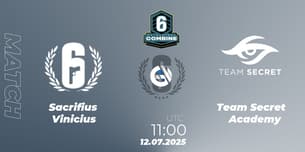 Sacrifius Vinicius VS Team Secret Academy