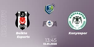 Beşiktaş Esports VS Konyaspor Beşiktaş Esports VS Konyaspor