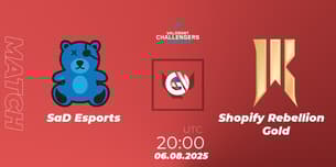 SaD Esports VS Shopify Rebellion Gold