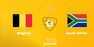 Belgium VS South Africa