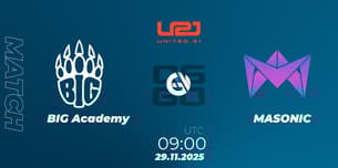 BIG Academy VS MASONIC BIG Academy VS MASONIC