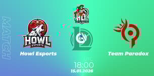Howl Esports VS Team Paradox