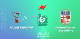 FALKE ESPORTS VS Universitat de Barcelona FALKE ESPORTS VS Universitat de Barcelona