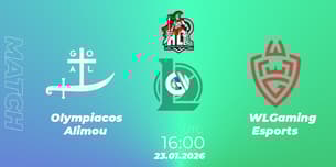 Olympiacos Alimou VS WLGaming Esports Olympiacos Alimou VS WLGaming Esports