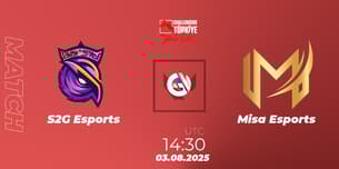 S2G Esports VS Misa Esports