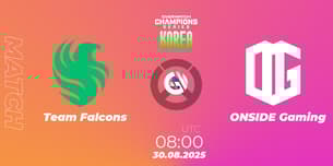 Team Falcons VS ONSIDE Gaming Team Falcons VS ONSIDE Gaming