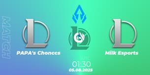 PAPA's Chonccs VS Milk Esports