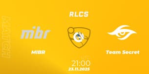MIBR VS Team Secret