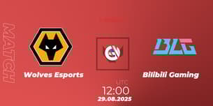 Wolves Esports VS Bilibili Gaming Wolves Esports VS Bilibili Gaming