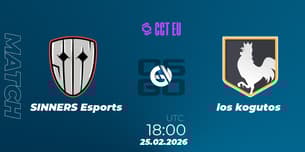 SINNERS Esports VS los kogutos