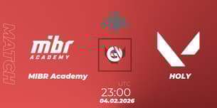 MIBR Academy VS HOLY