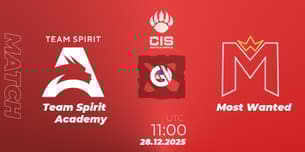 Team Spirit Academy VS Most Wanted