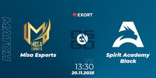 Misa Esports VS Spirit Academy Black