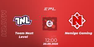 Team Next Level VS Nemiga Gaming