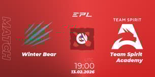 Winter Bear VS Team Spirit Academy