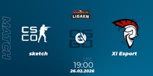 sketch VS XI Esport