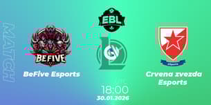BeFive Esports VS Crvena zvezda Esports