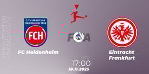 FC Heidenheim VS Eintracht Frankfurt FC Heidenheim VS Eintracht Frankfurt