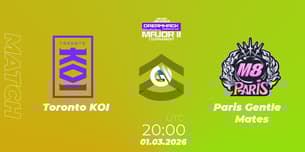 Toronto KOI VS Paris Gentle Mates