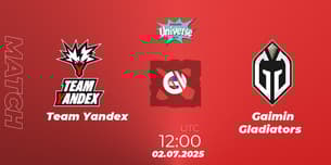 Team Yandex VS Gaimin Gladiators