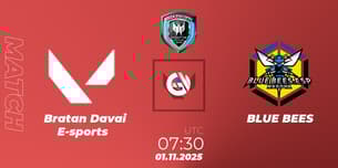 Bratan Davai E-sports VS BLUE BEES Bratan Davai E-sports VS BLUE BEES