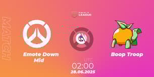 Emote Down Mid VS Boop Troop