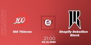 100 Thieves VS Shopify Rebellion Black