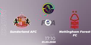 Sunderland AFC VS Nottingham Forest FC Sunderland AFC VS Nottingham Forest FC