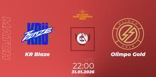 KRÜ Blaze VS Olimpo Gold KRÜ Blaze VS Olimpo Gold