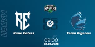 Rune Eaters VS Team Pigeons Rune Eaters VS Team Pigeons