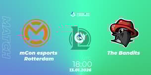 mCon esports Rotterdam VS The Bandits mCon esports Rotterdam VS The Bandits