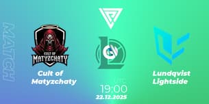 Cult of Matyzchaty VS Lundqvist Lightside