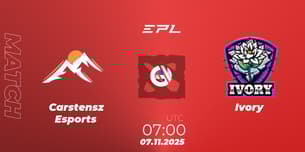 Carstensz Esports VS Ivory Carstensz Esports VS Ivory