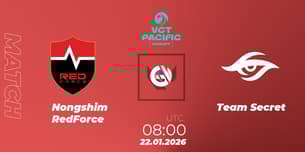 Nongshim RedForce VS Team Secret