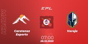 Carstensz Esports VS Veroja
